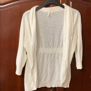 Frenchi White Cardigan